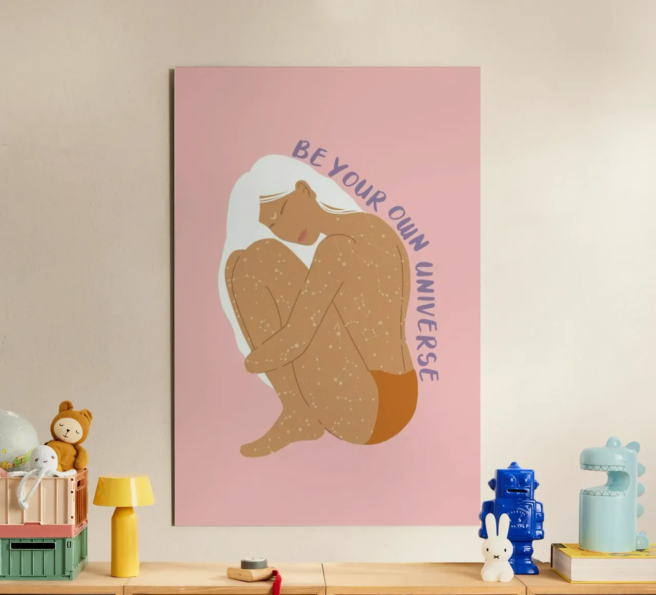 Be Your Own Universe alluminio dibond da cafelab