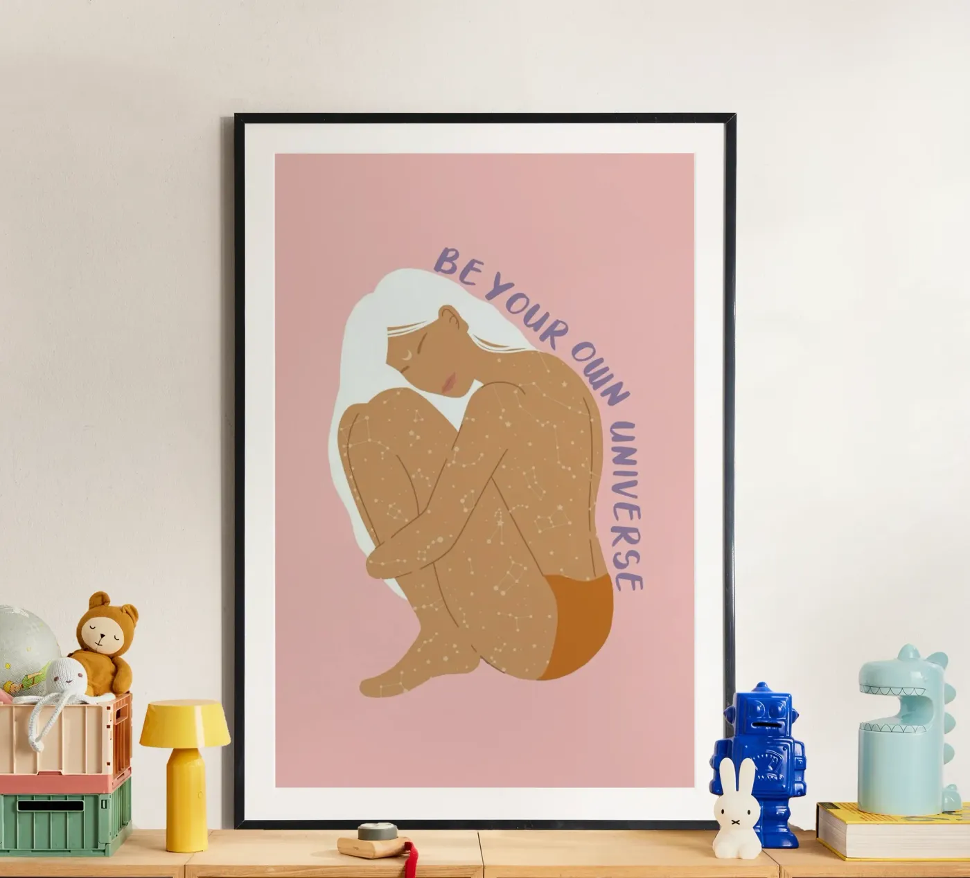 Sei dein eigenes Universum Poster von cafelab