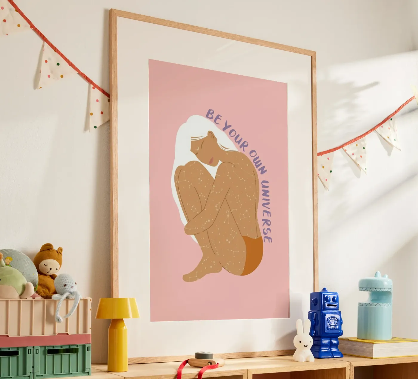 Sei dein eigenes Universum Poster von cafelab