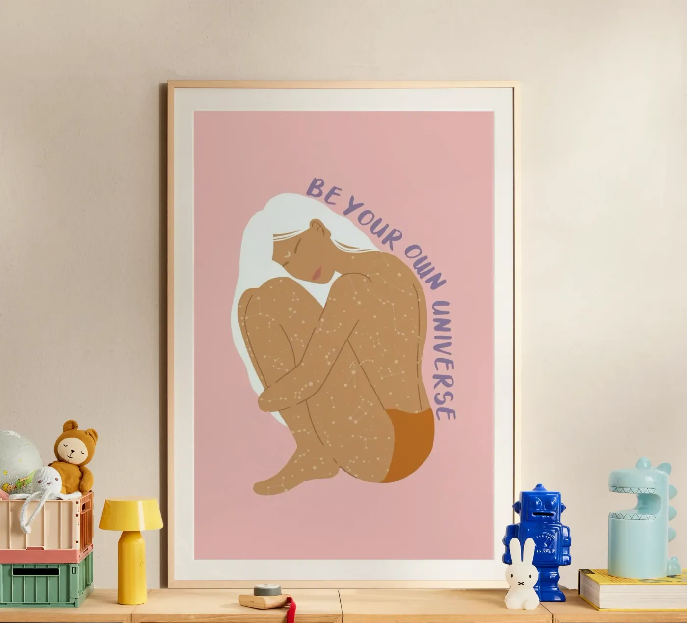 Sei dein eigenes Universum Poster von cafelab
