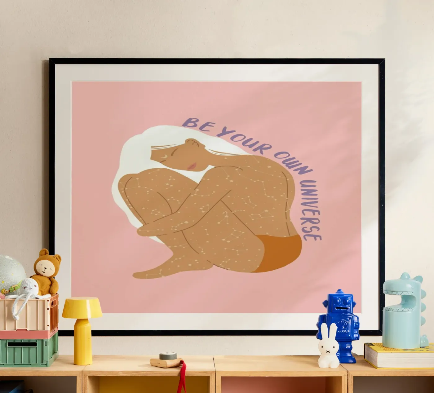 Sei dein eigenes Universum Poster von cafelab