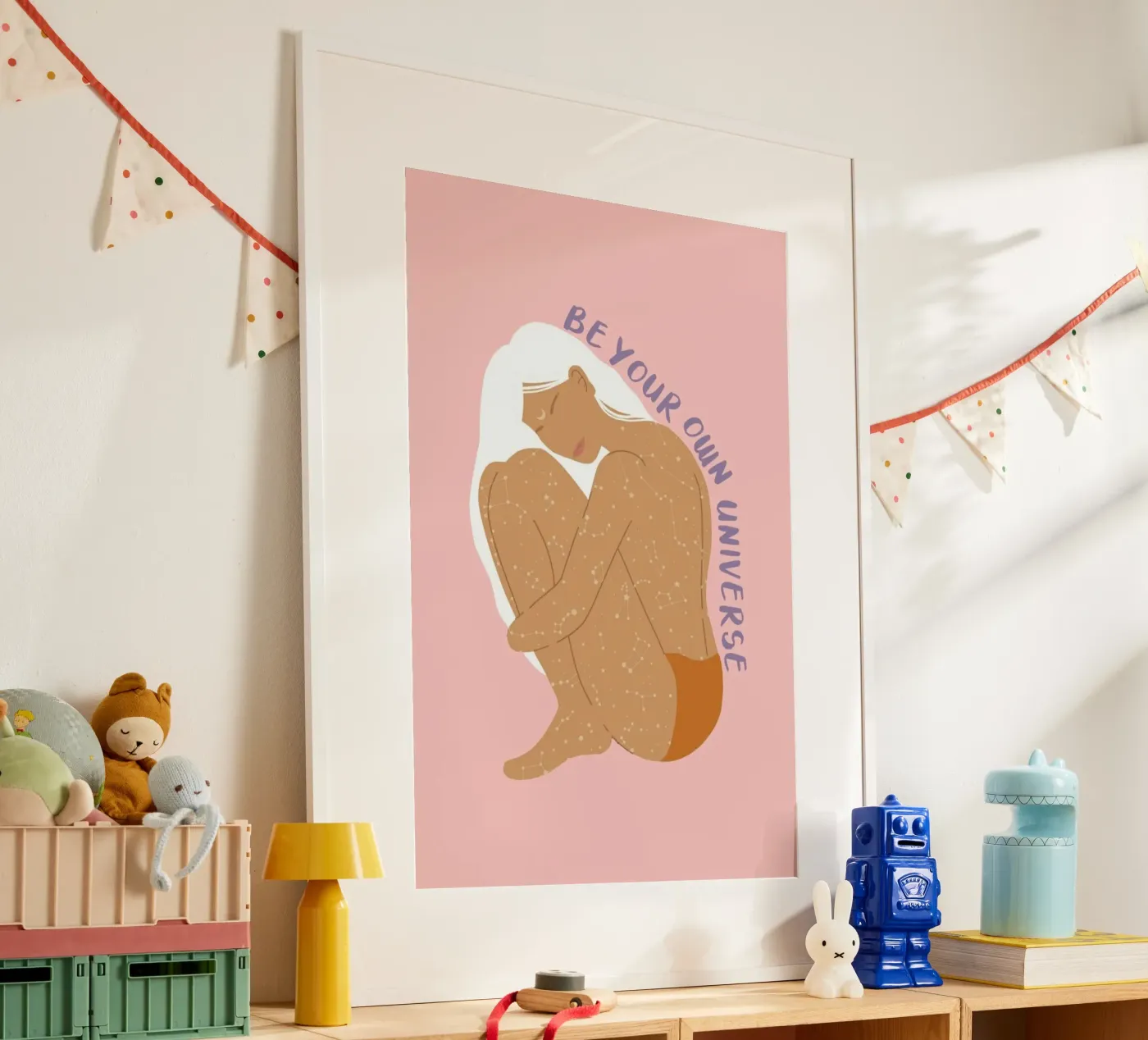 Sei dein eigenes Universum Poster von cafelab