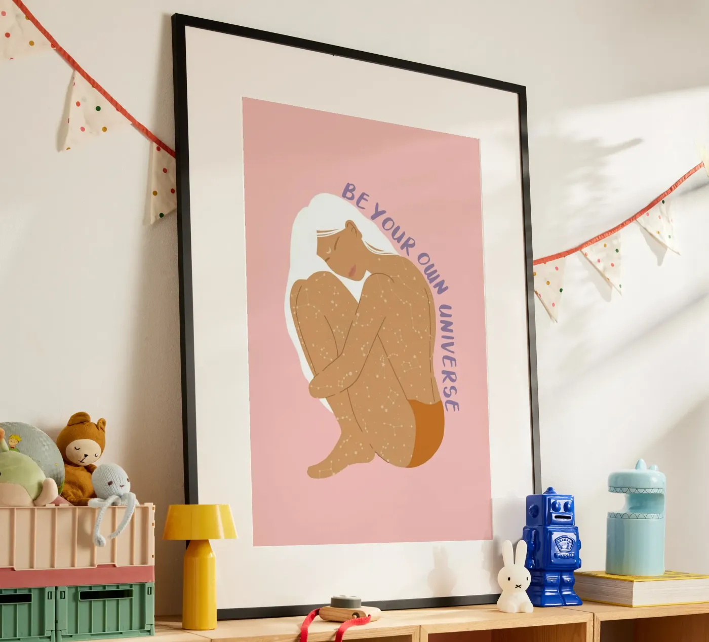 Sei dein eigenes Universum Poster von cafelab