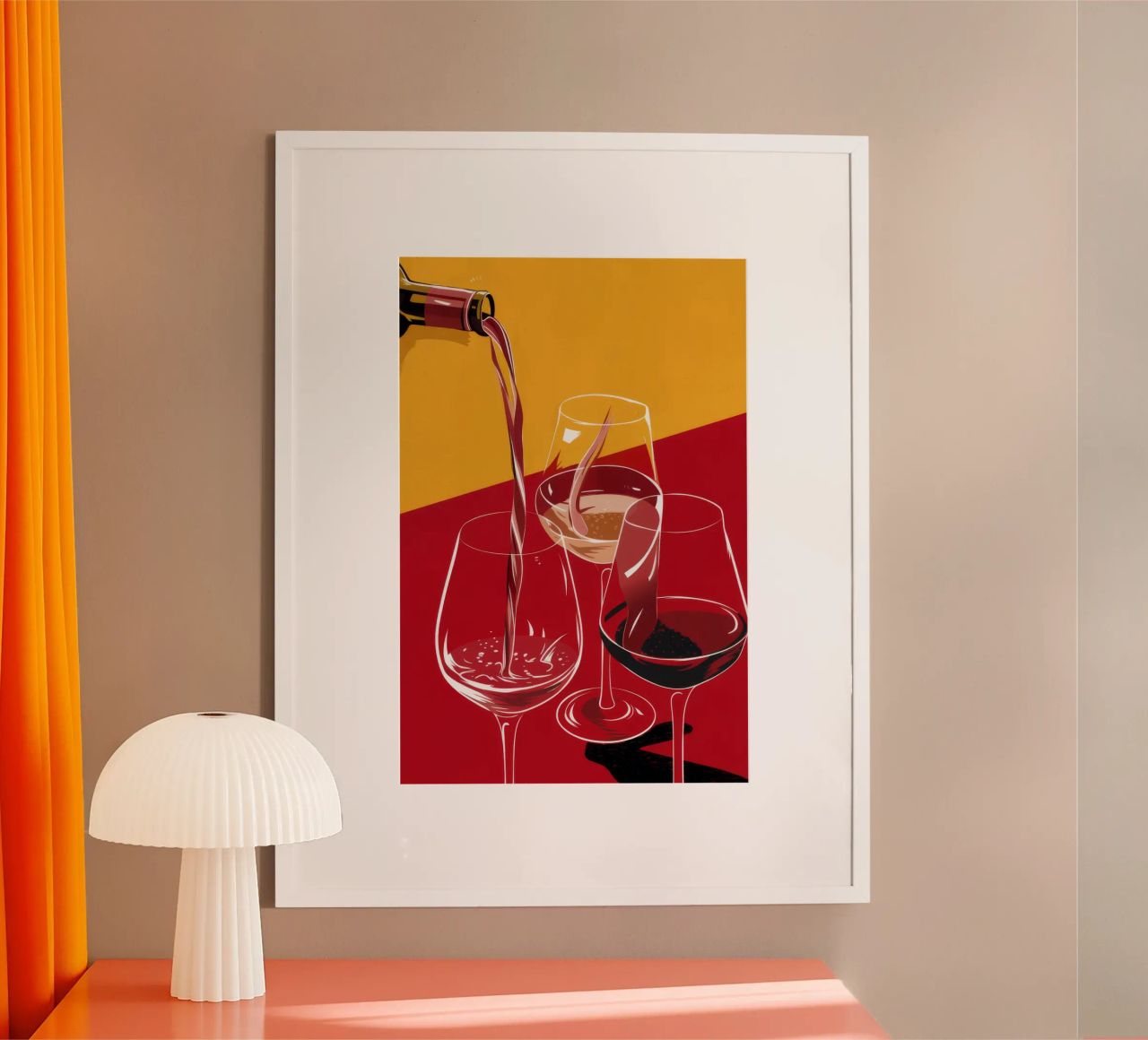 Pouring Red Wine poster by Tiga Bersama
