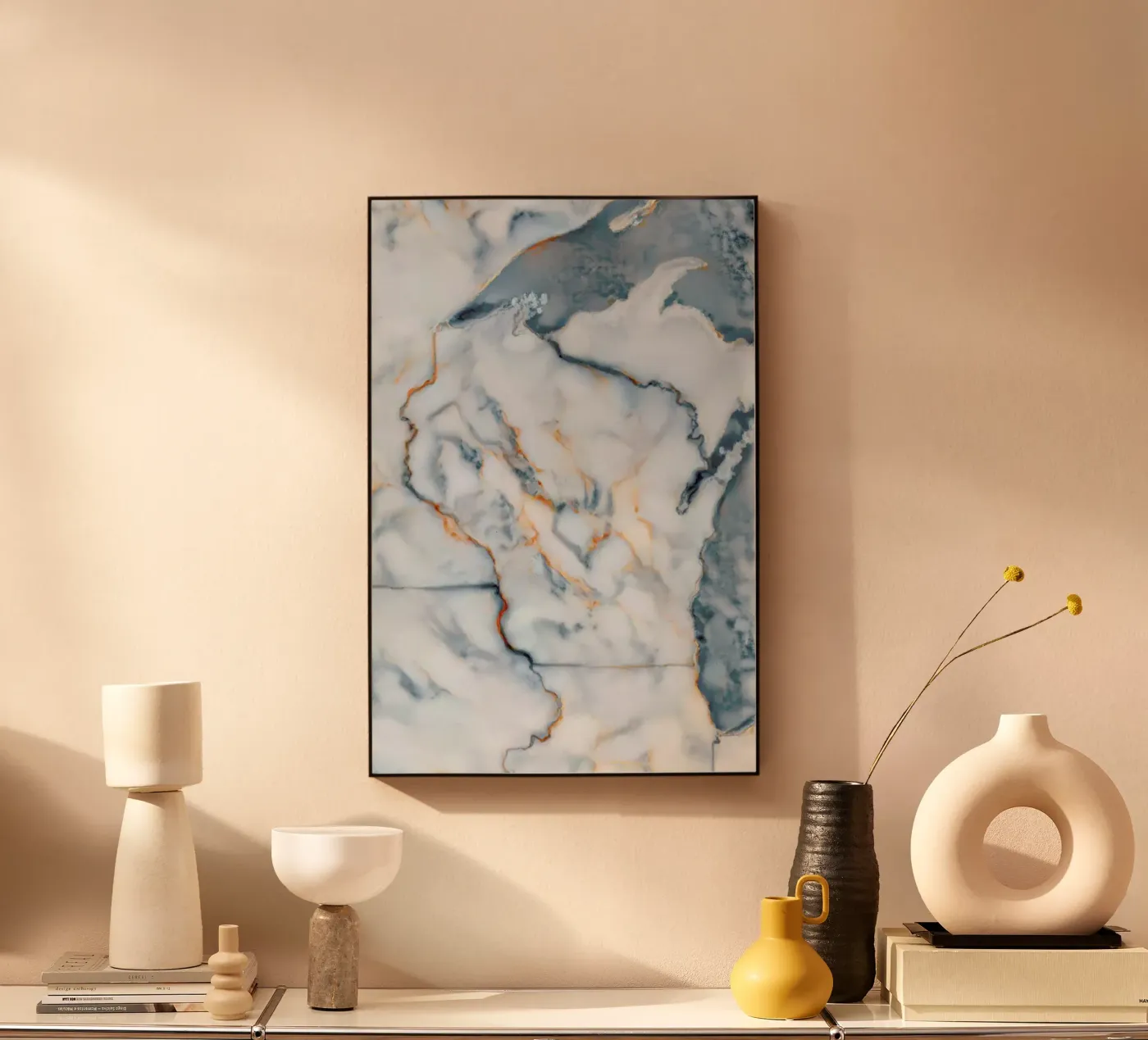 Wisconsin Marble Map plexiglass da Octavian