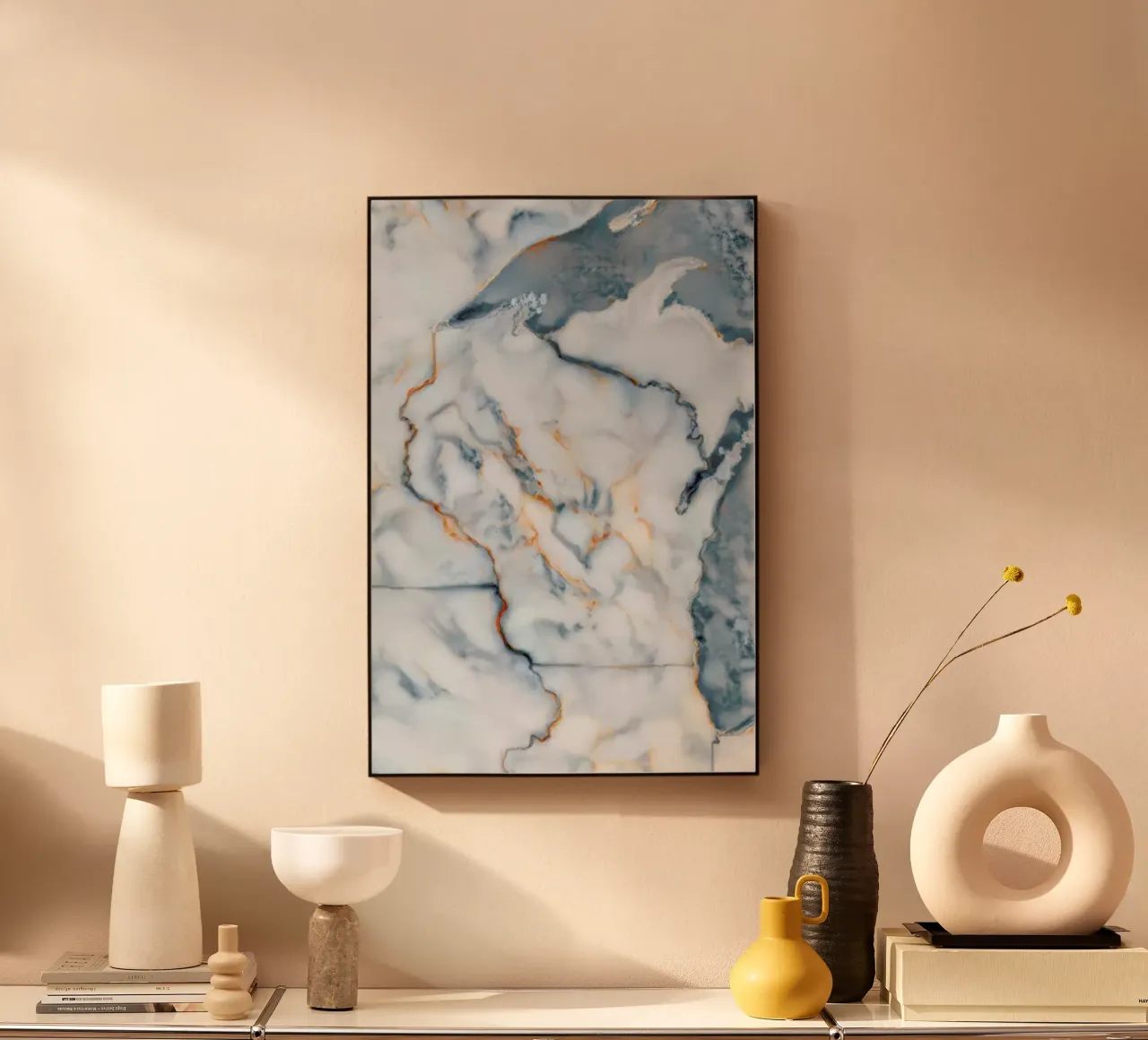 Wisconsin Marble Map plexiglass da Octavian