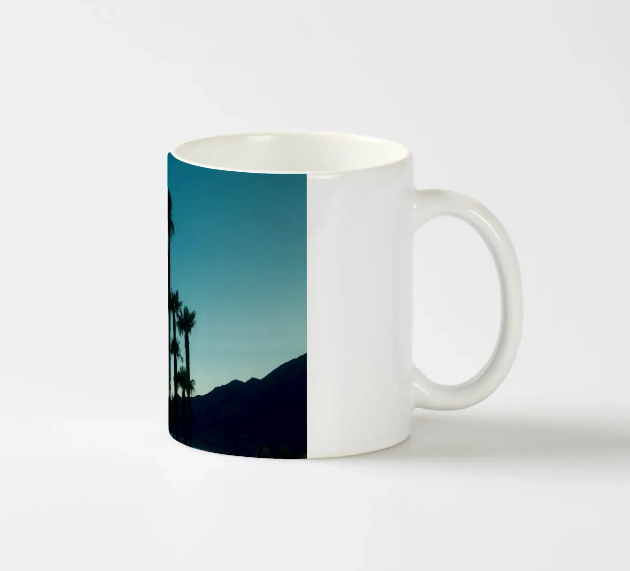 Ascona Palm Silhouettes tazza in ceramica da FujiSwiss