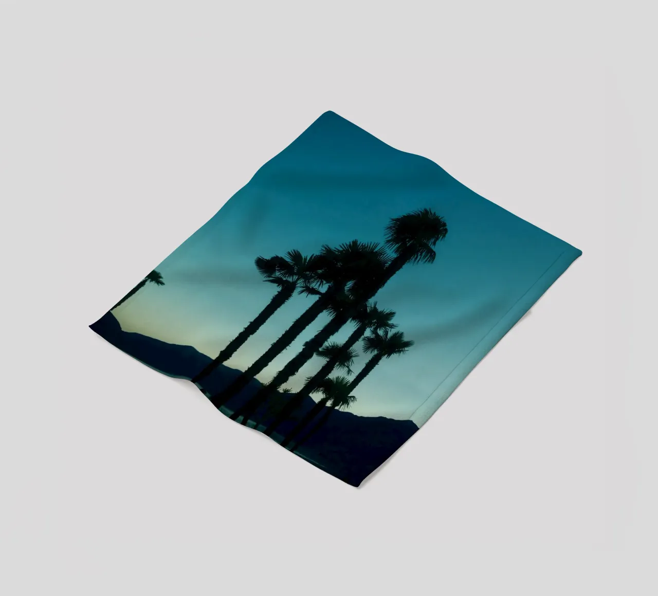 Ascona Palm Silhouettes coperta in pile da FujiSwiss