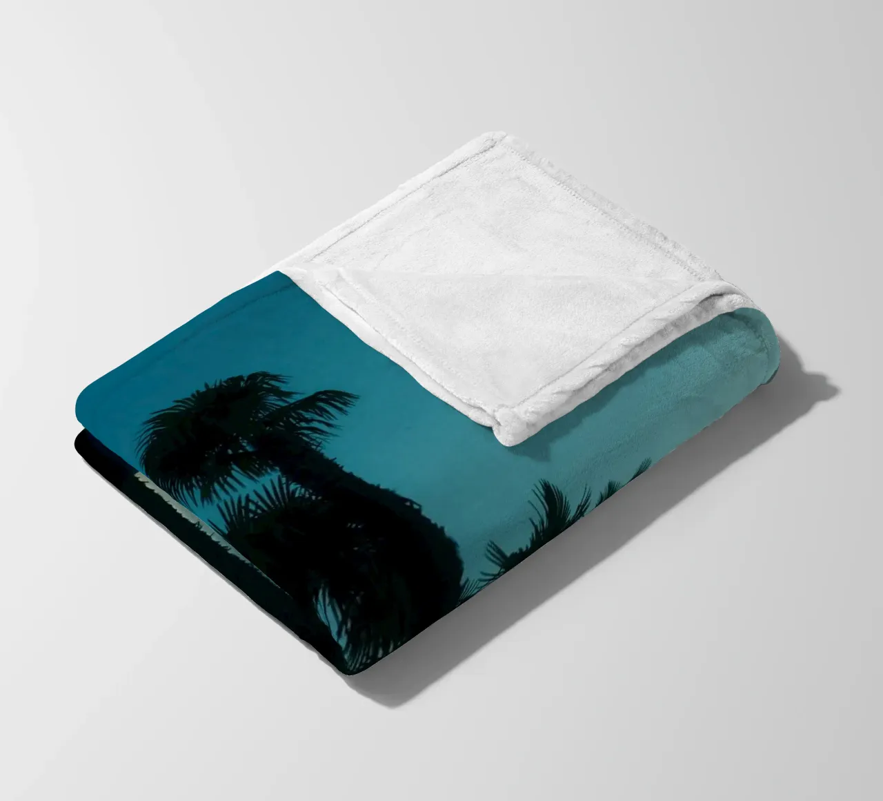 Ascona Palm Silhouettes coperta in pile da FujiSwiss