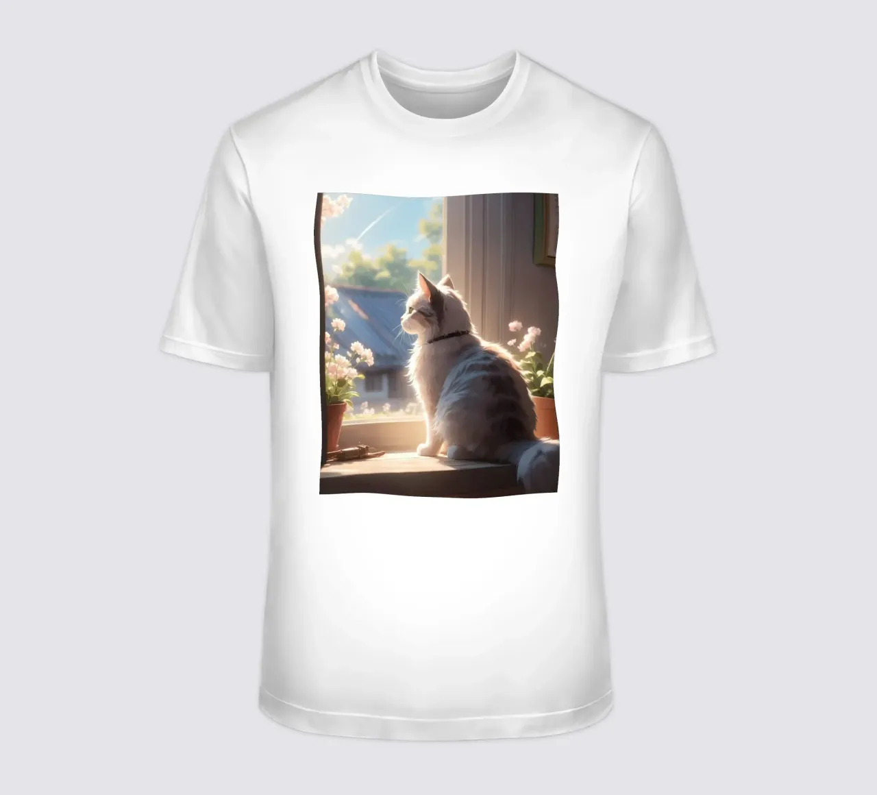 gatto soffice t-shirt da van hellen