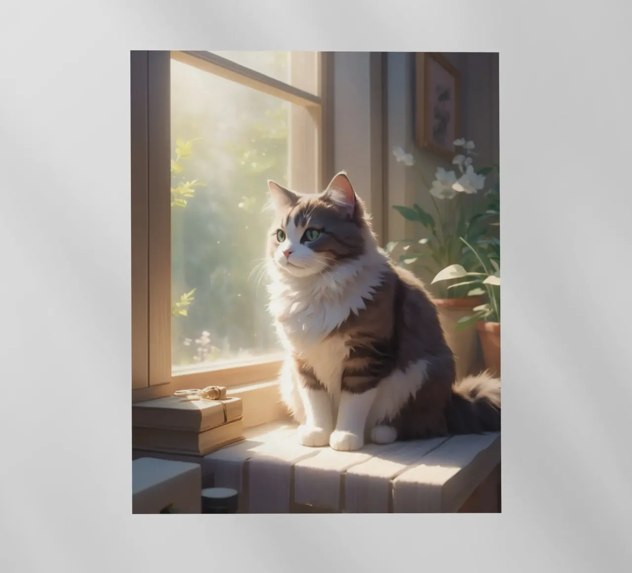 gatto soffice pellicola backlit da van hellen