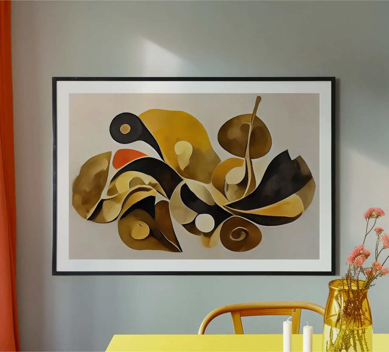 Arte da parete di Imagine poster con telaio in alluminio da Imagine