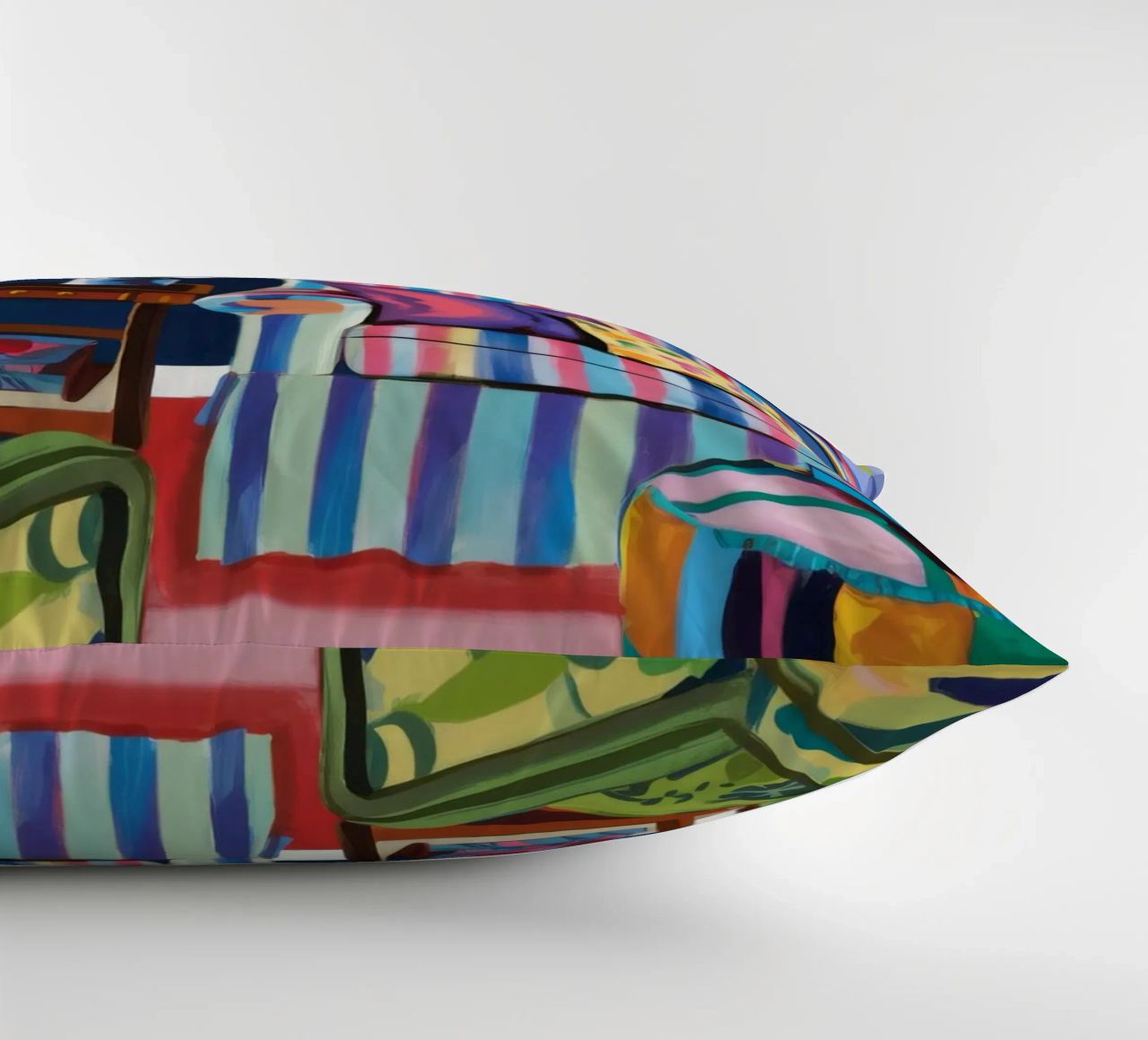 Maximalist Reading Nook decorative cushion by Tiga Bersama
