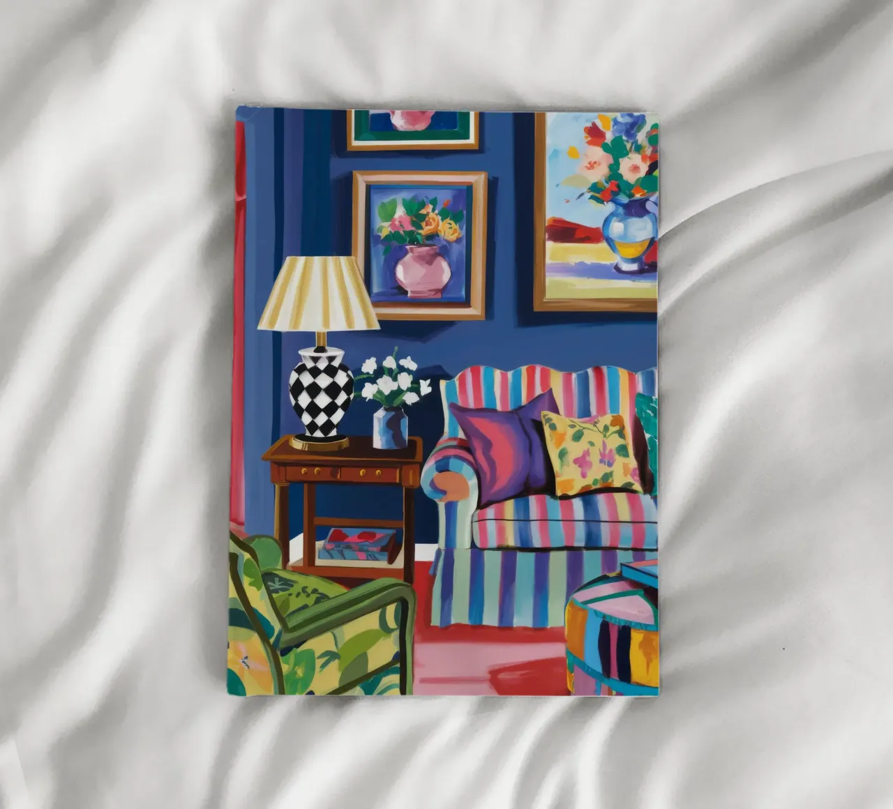 Maximalistisch leeshoekje notitieboek van Tiga Bersama