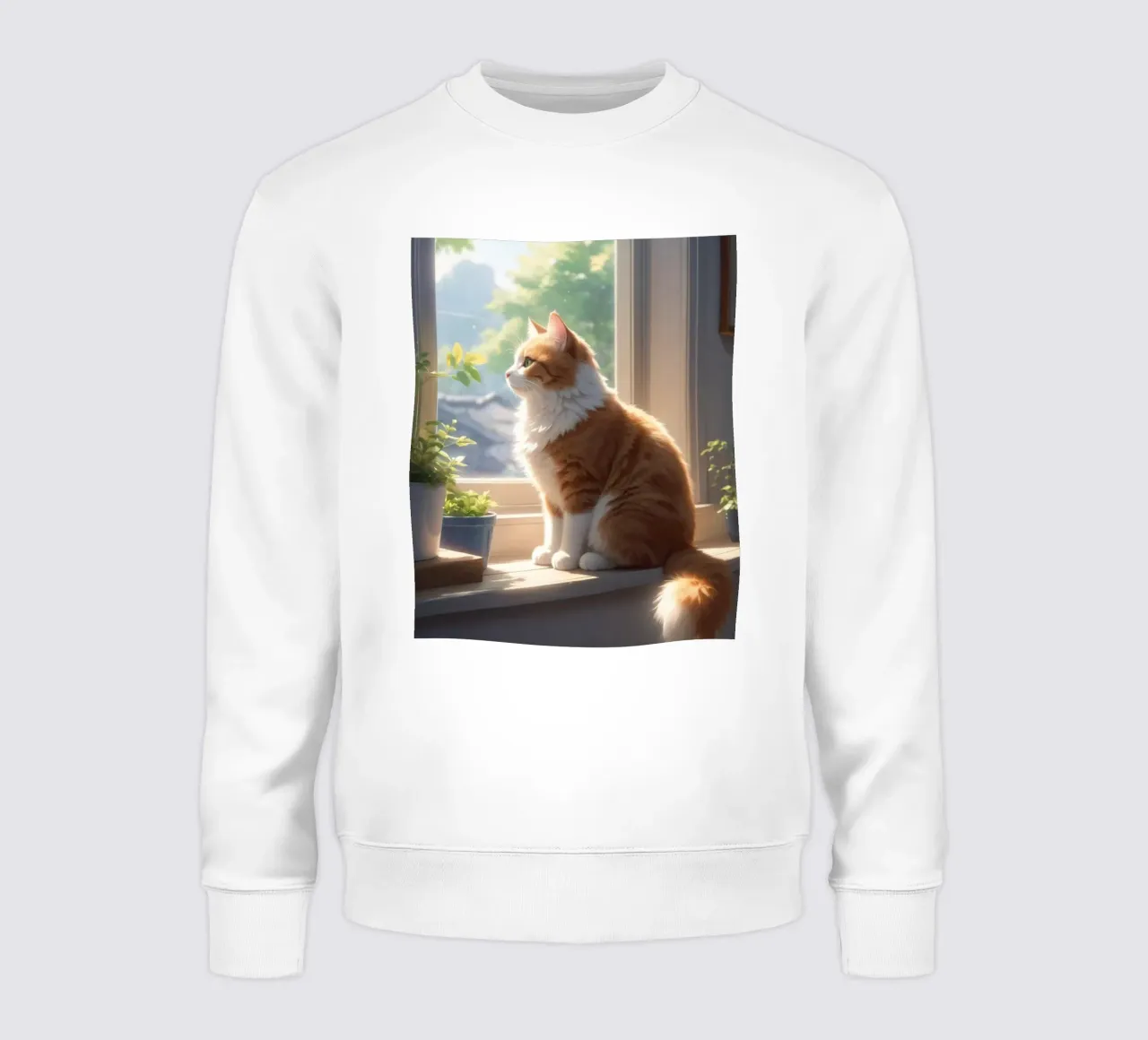 gatto soffice felpa da van hellen