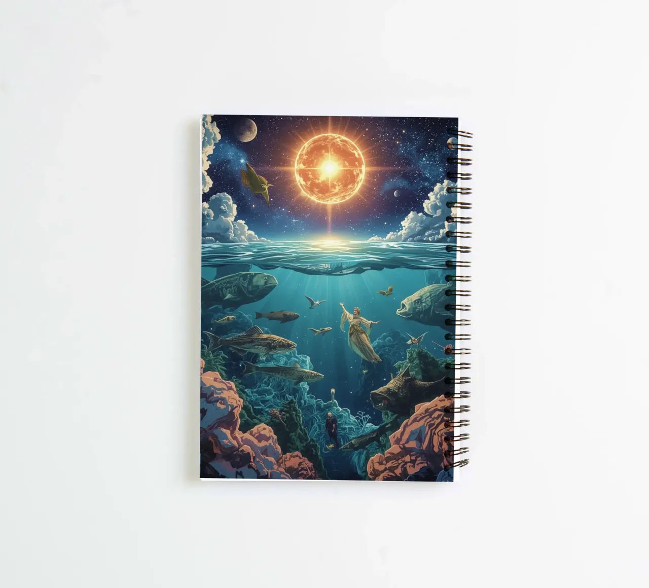 god of the sea spiral notebook by van hellen