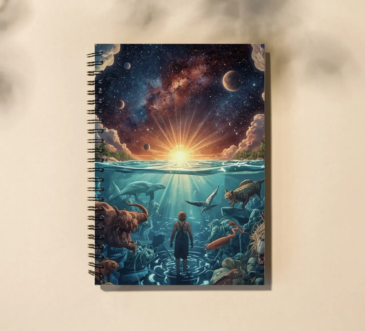 god of the sea spiral notebook by van hellen
