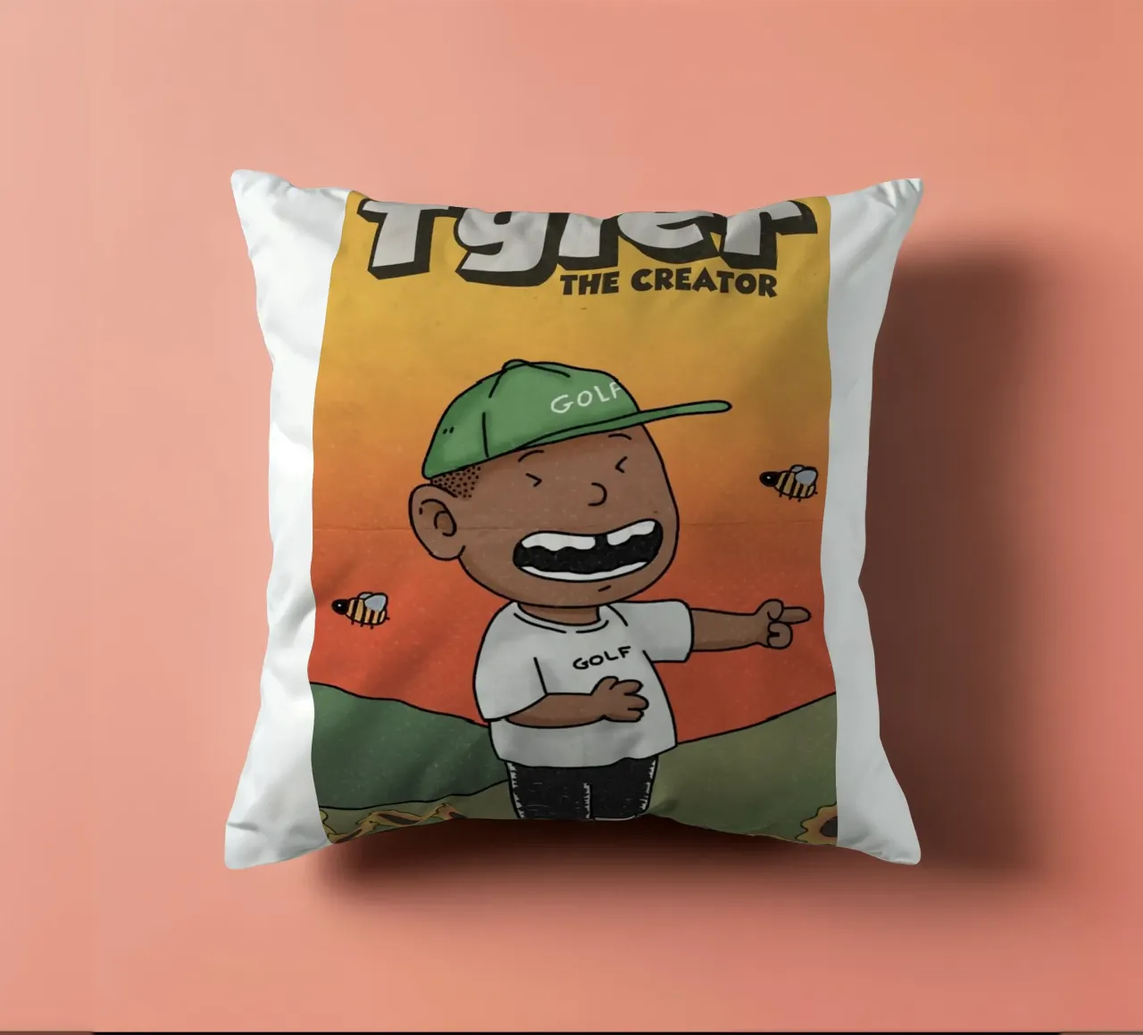 Animation Golf Tyler The Creator Poster cuscino da edanfargol