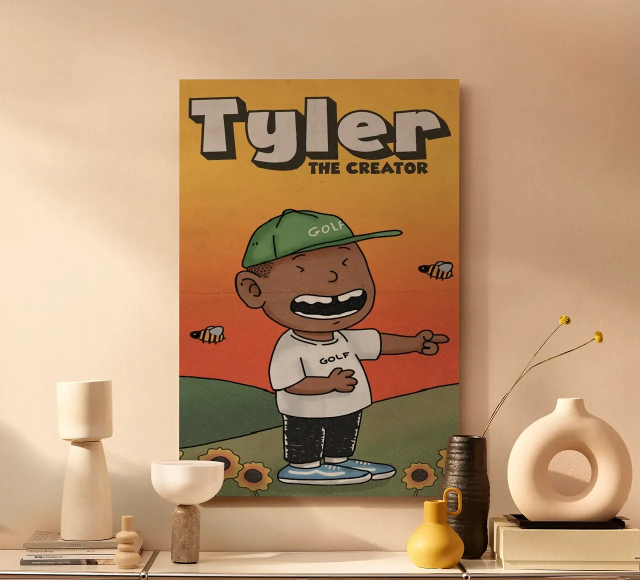 Animation Golf Tyler The Creator Poster pannello forex da edanfargol