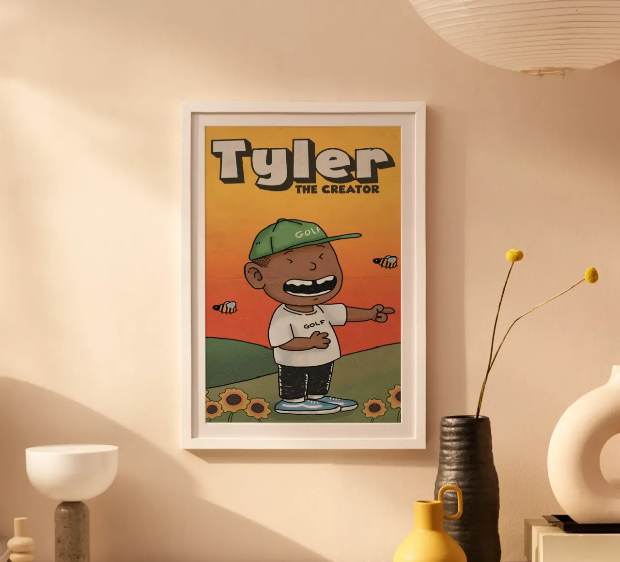 Animation Golf Tyler The Creator Poster carta hahnemühle da edanfargol