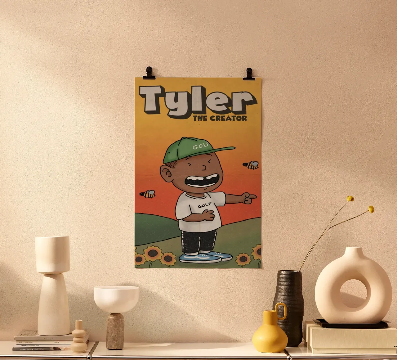 Animation Golf Tyler The Creator Poster carta hahnemühle da edanfargol