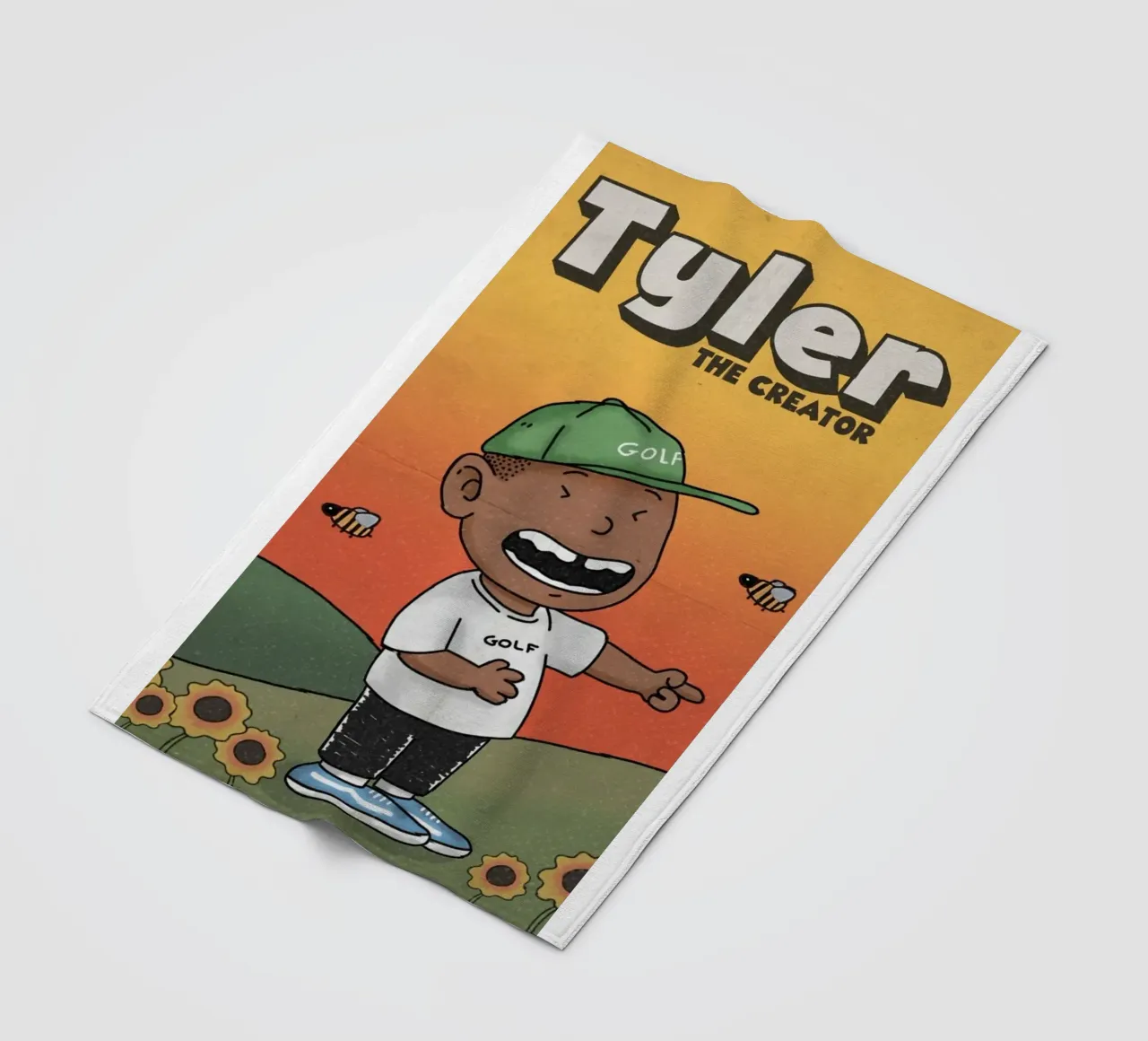 Animation Golf Tyler The Creator Poster coperta in pile da edanfargol