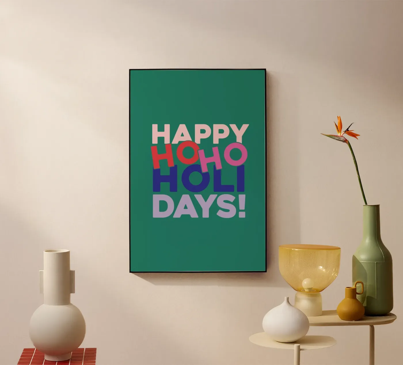 Hohoholidays plexiglass da XOXO Arte