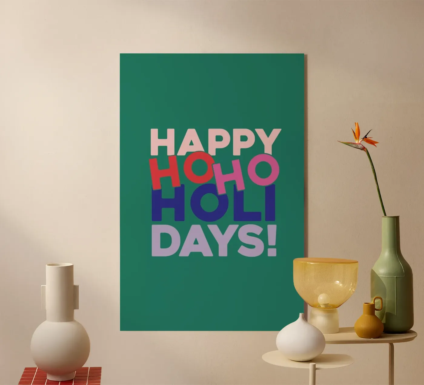 Hohoholidays plexiglass da XOXO Arte