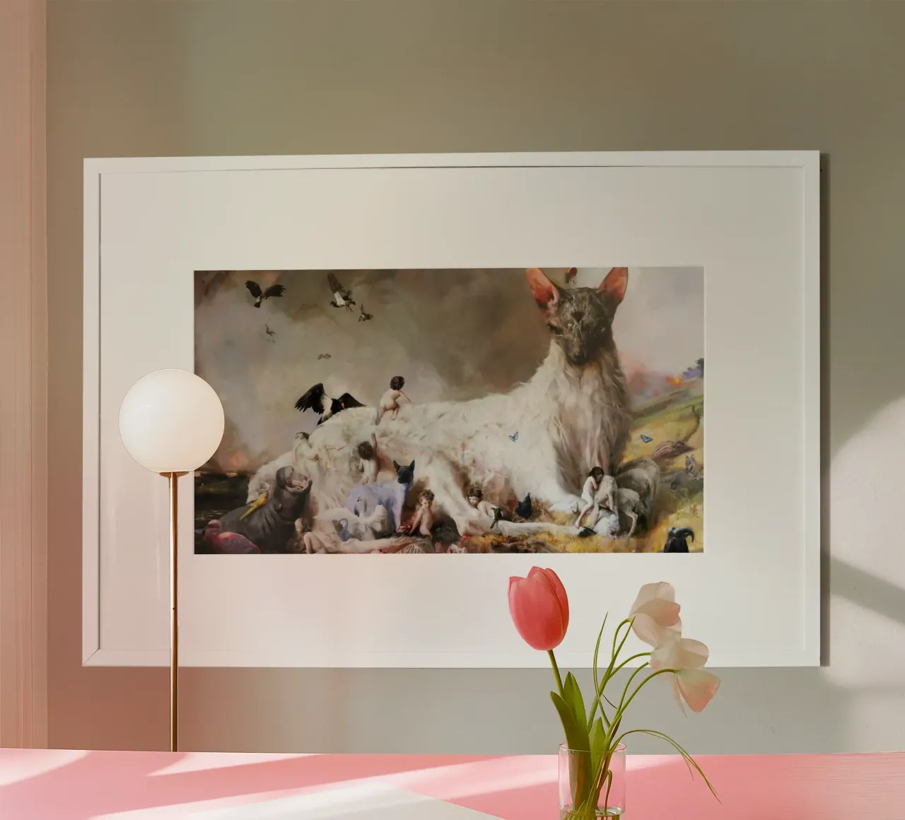 guillermo lorca art poster con telaio in plastica da ARKZ
