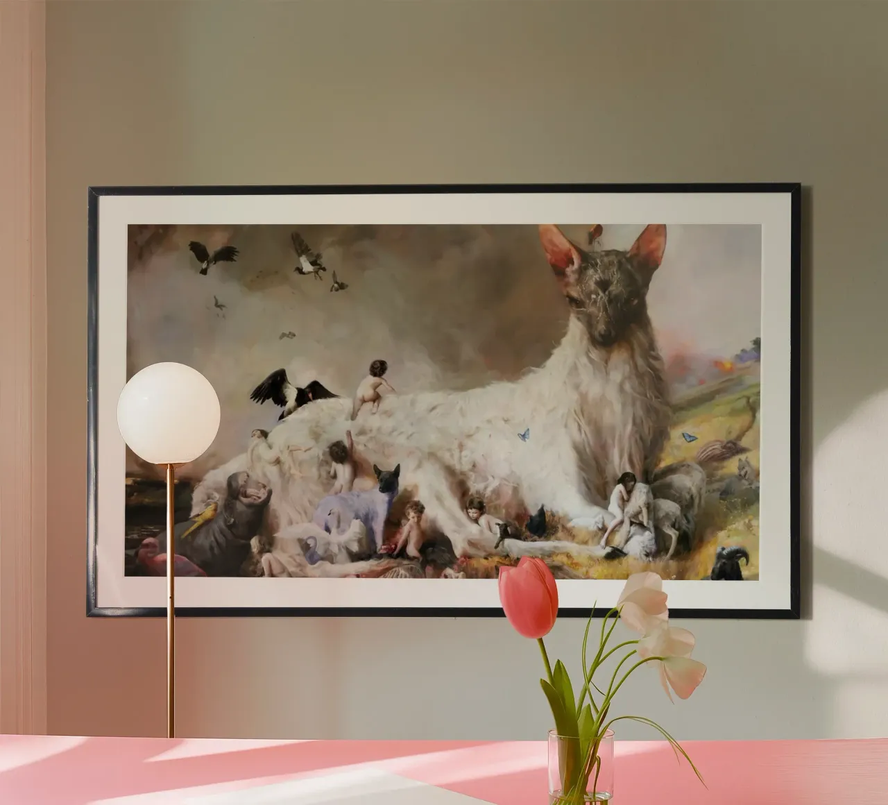 guillermo lorca art poster con telaio in plastica da ARKZ