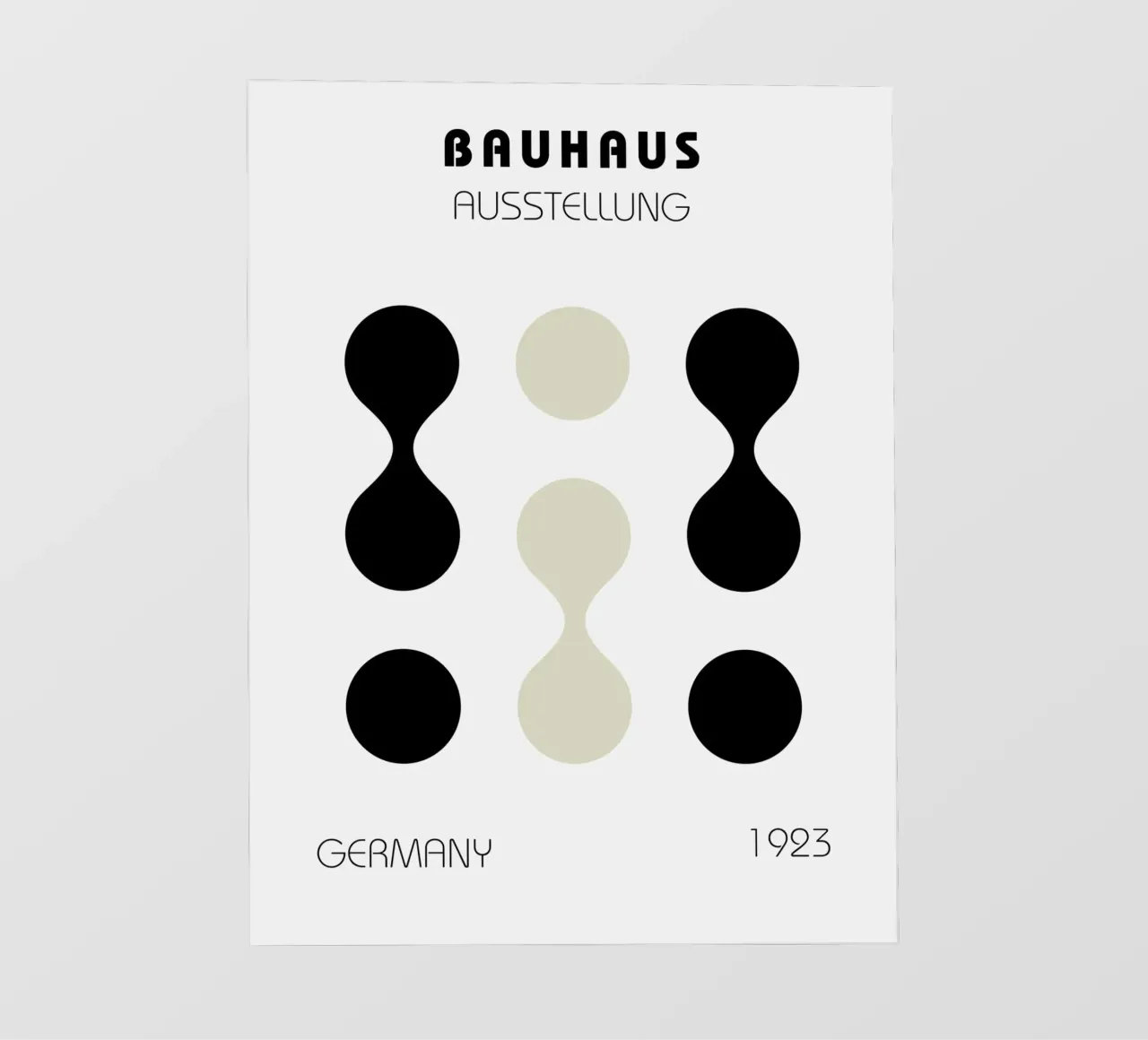 Mostra Bauhaus 1923 - Forme geometriche telo in pvc da Casa Calm
