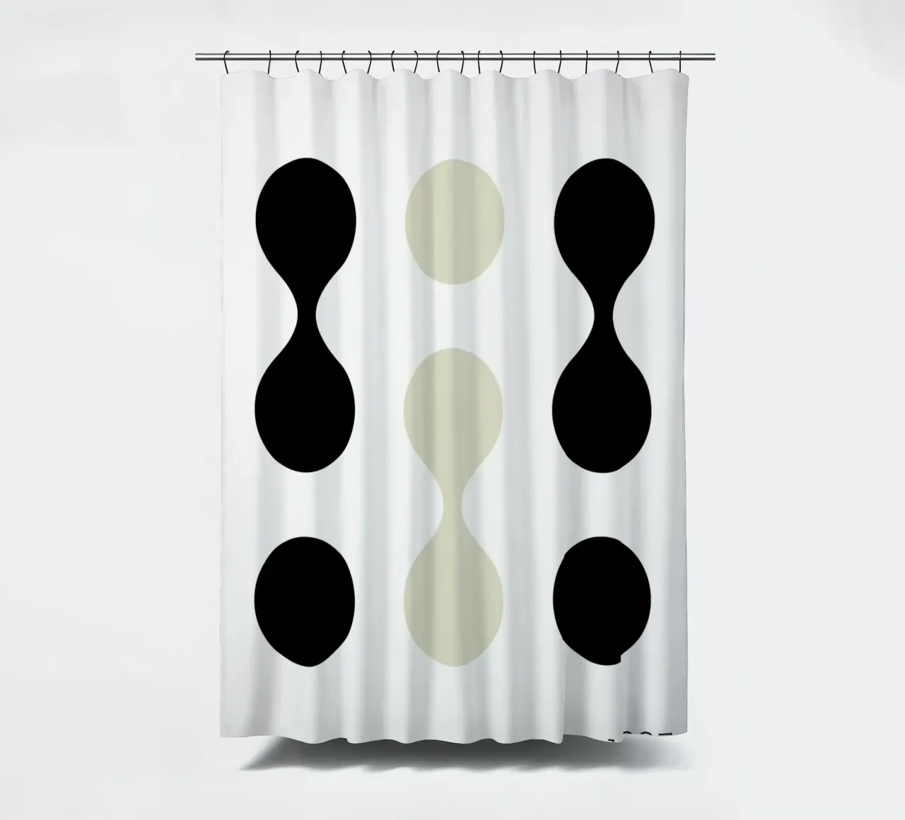 Mostra Bauhaus 1923 - Forme geometriche tenda da doccia da Casa Calm