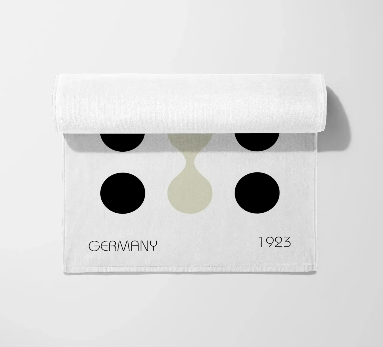 Mostra Bauhaus 1923 - Forme geometriche telo mare da Casa Calm