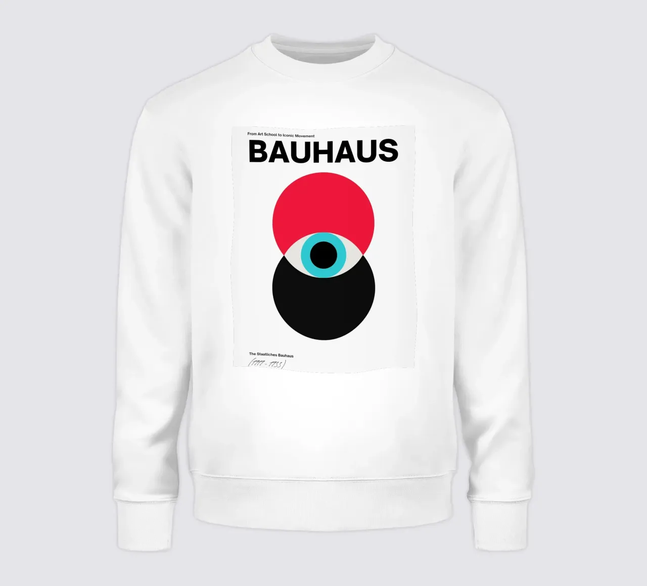 Bauhaus Eye - Composizione geometrica felpa da Casa Calm