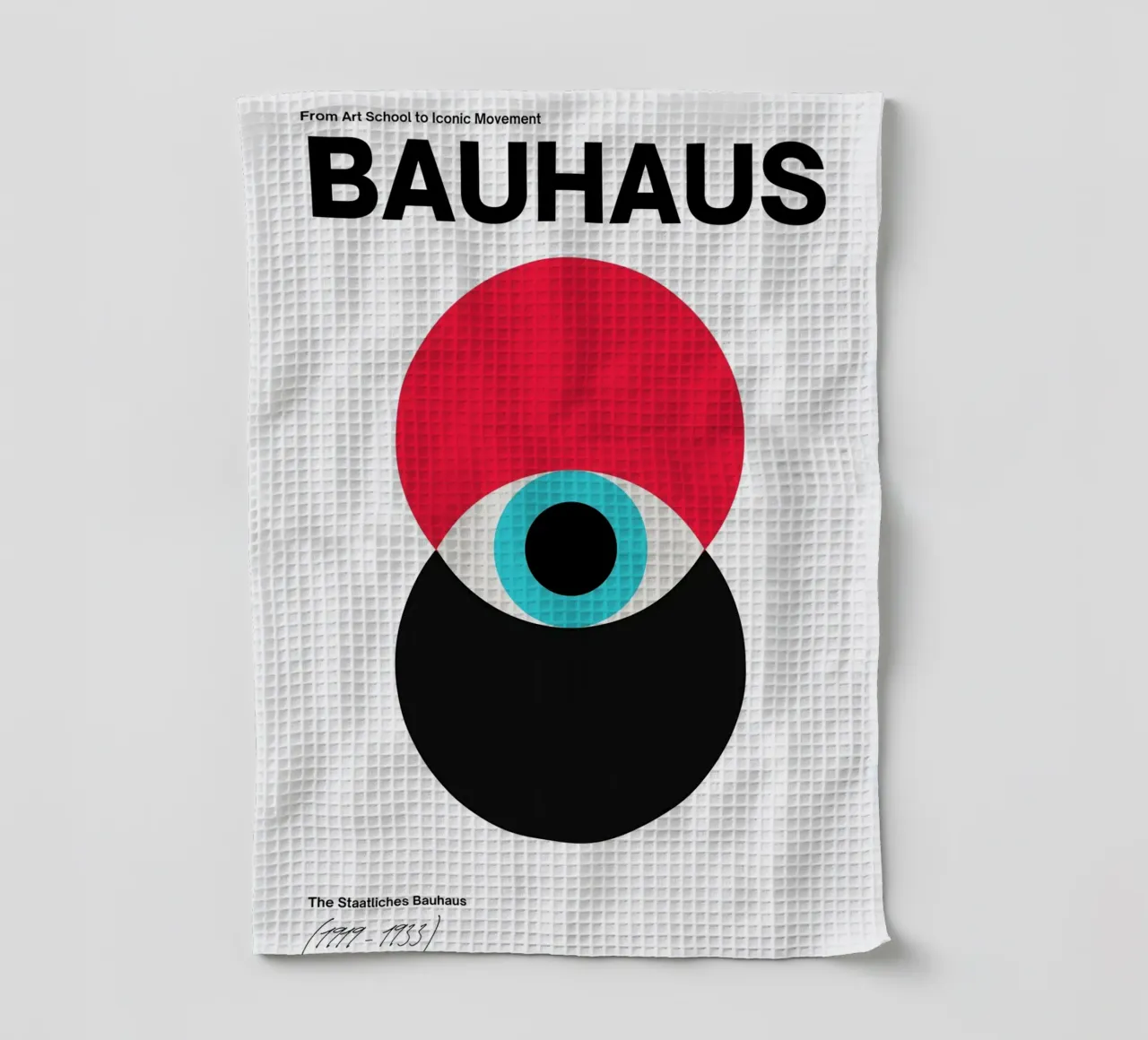Bauhaus Eye - Composizione geometrica canovaccio da cucina da Casa Calm