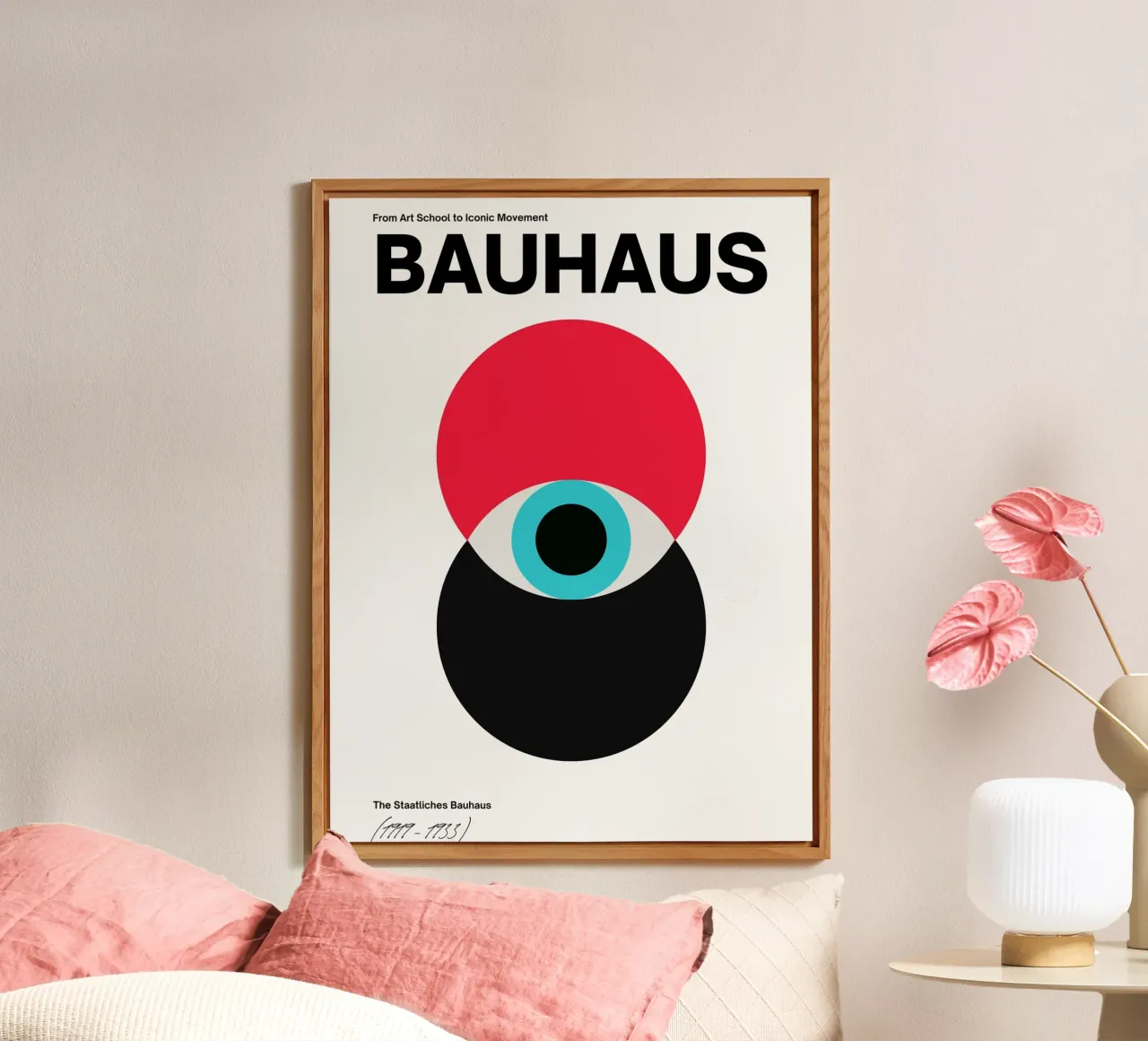 Bauhaus Eye – Geometrische Komposition Forex-Platte von Casa Calm