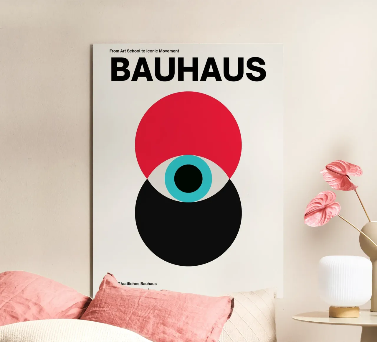 Bauhaus Eye – Geometrische Komposition Forex-Platte von Casa Calm
