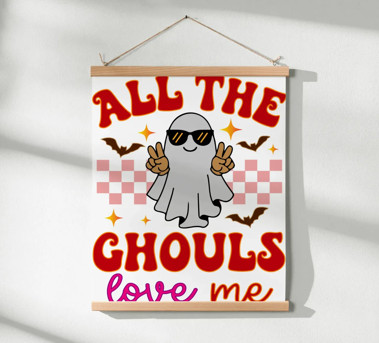 tutti i ghoul mi amano poster con telaio in alluminio da ersanim
