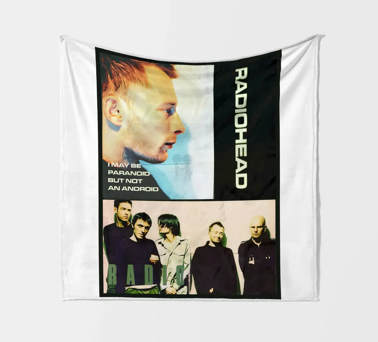Minimalist Radio Head coperta in pile da guduengiseng