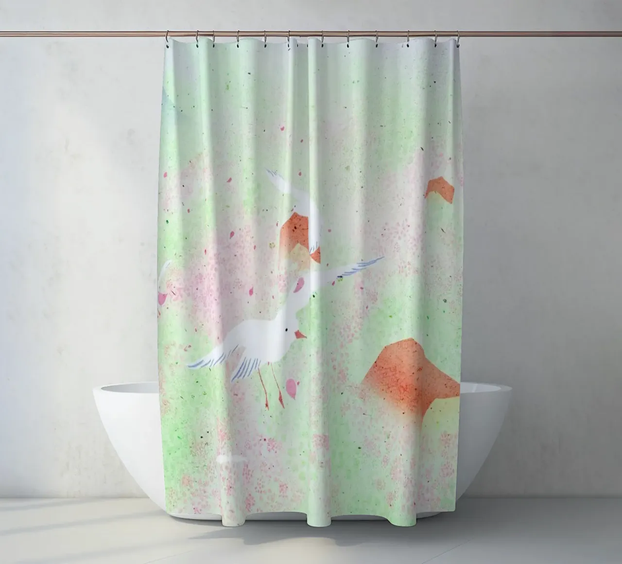 Wind shower curtain by Duong Tu Tran