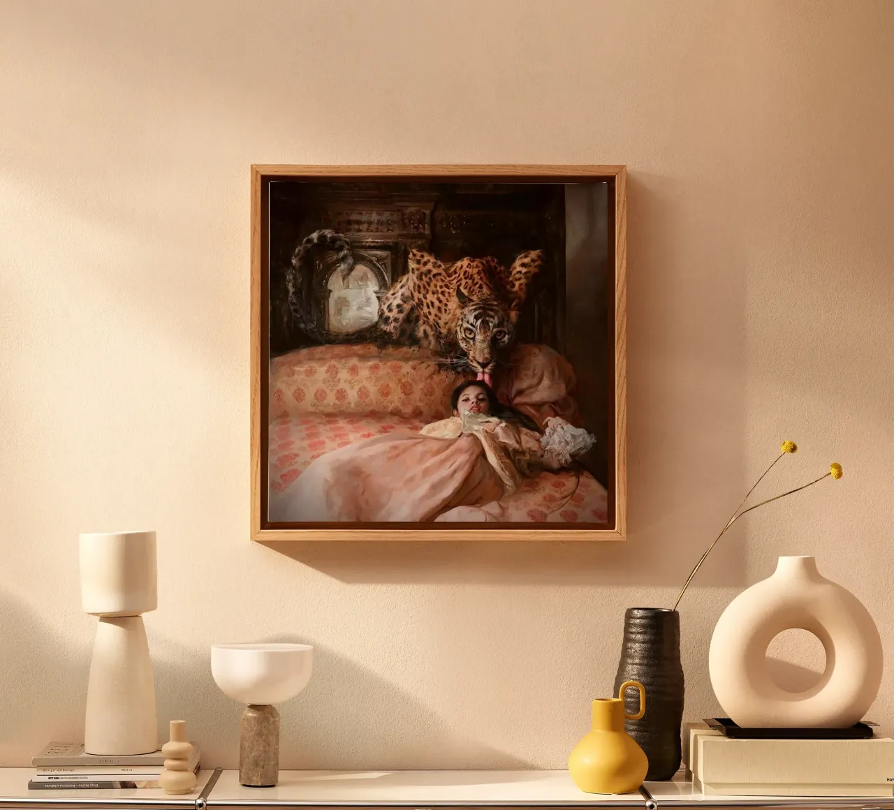 guillermo lorca art tela con Cornice a cassetta da ARKZ