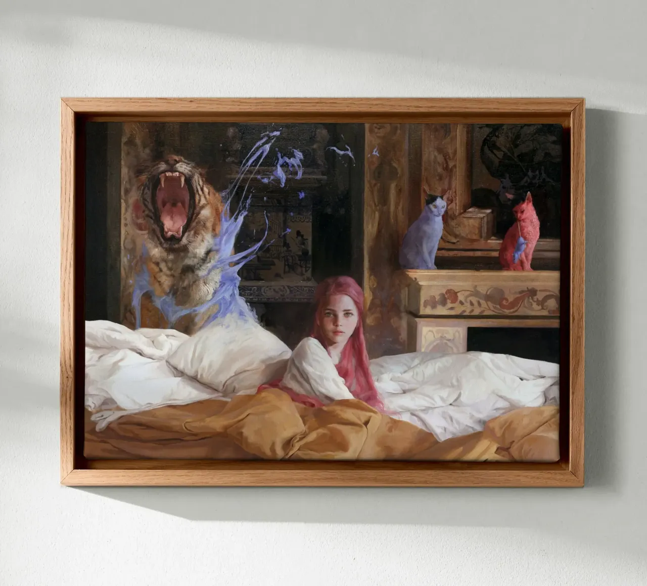 guillermo lorca art tela con Cornice a cassetta da ARKZ