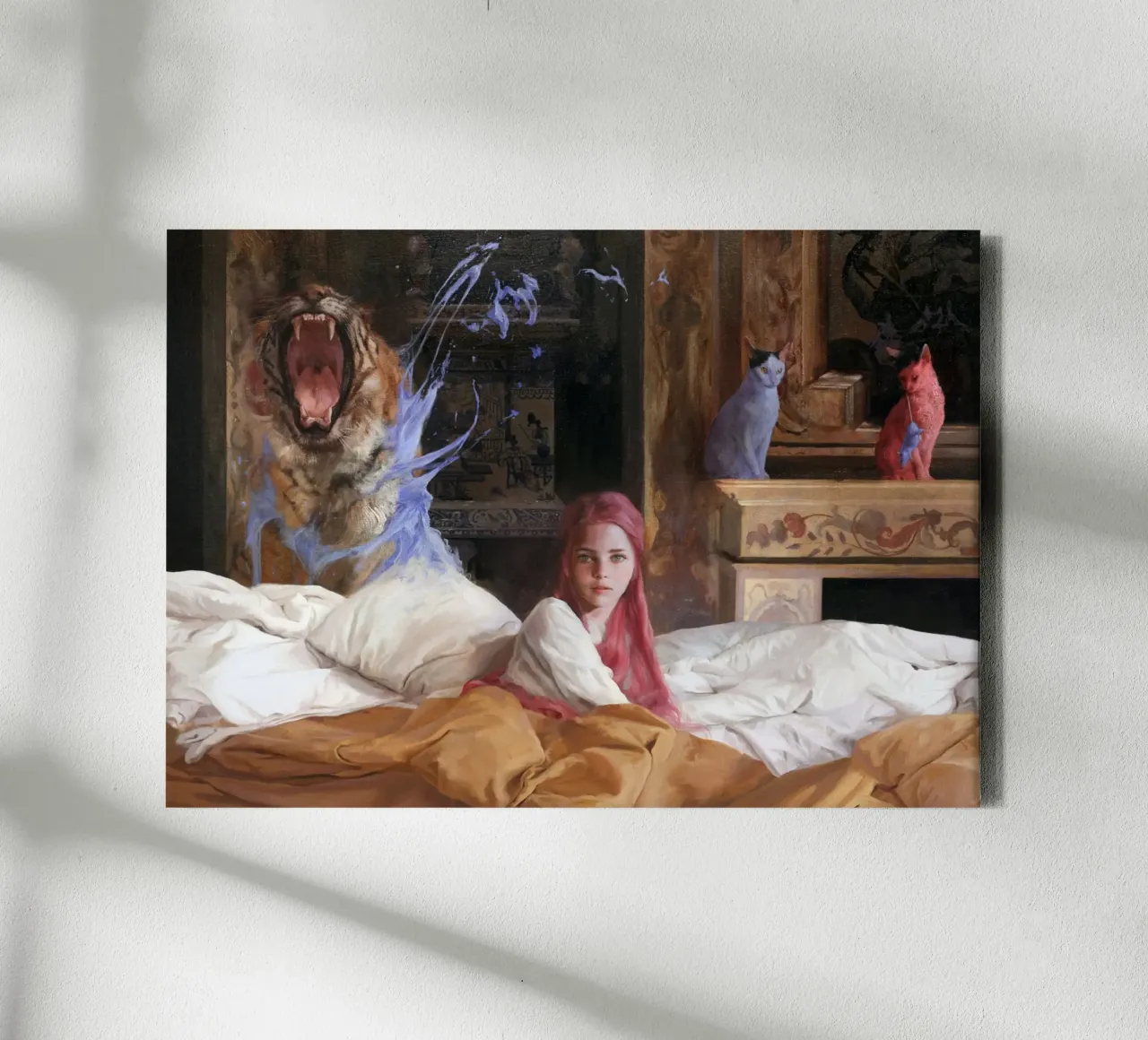 guillermo lorca art tela con Cornice a cassetta da ARKZ
