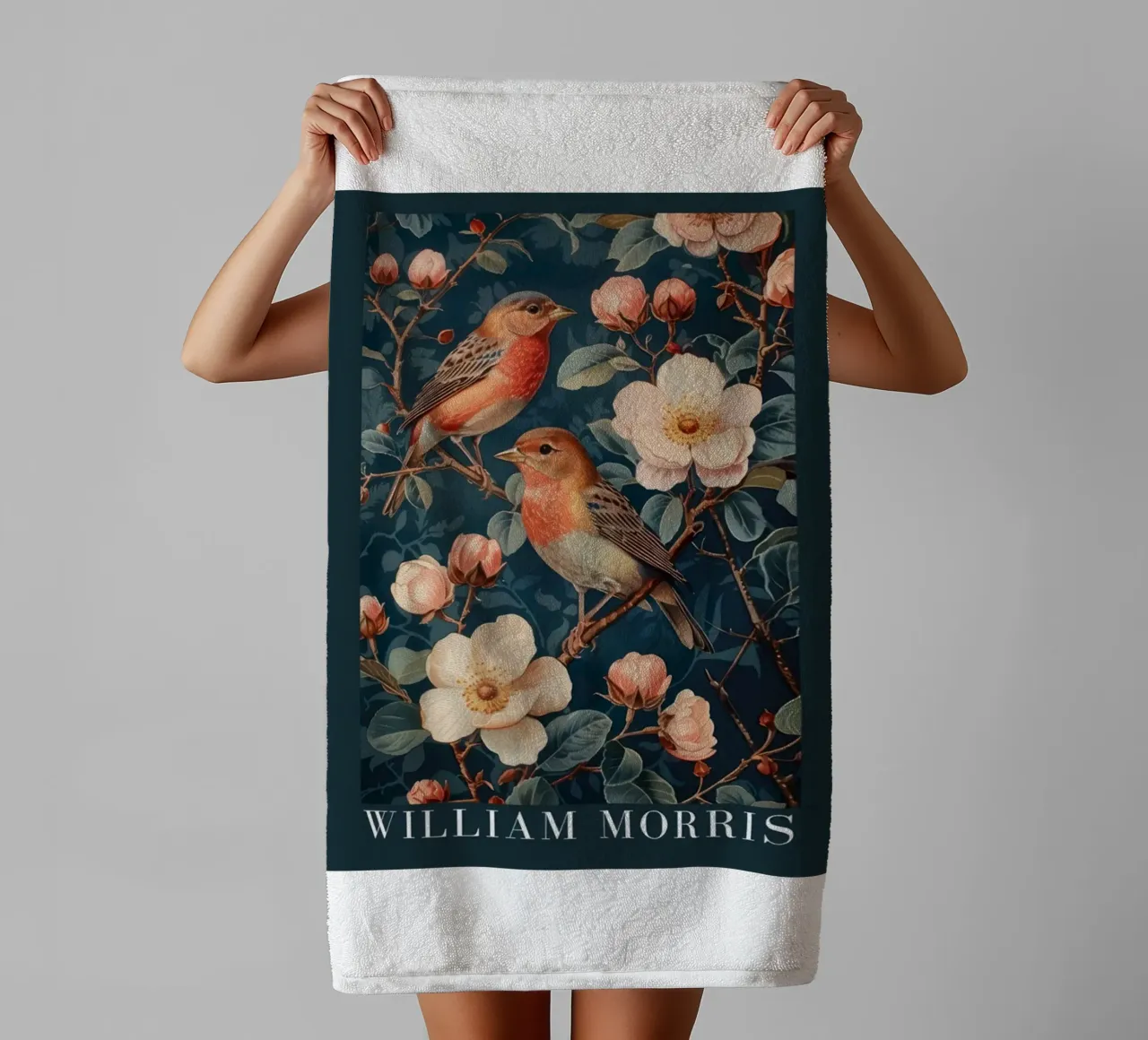 William Morris asciugamano da bagno da guduengiseng