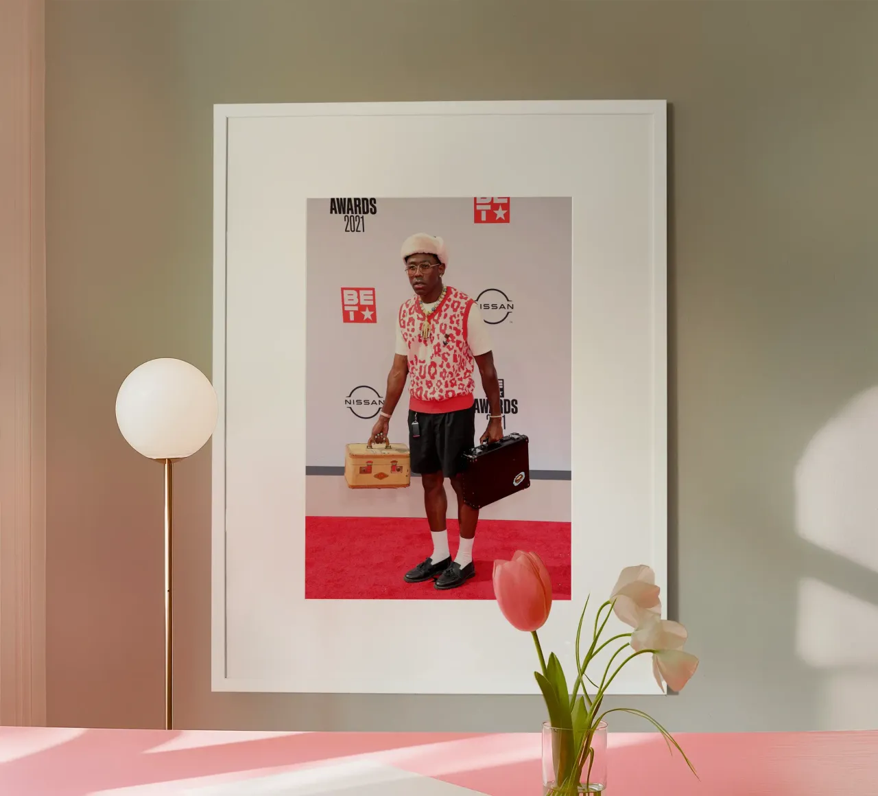 Award 2021 Tyler The Creator Poster poster con telaio in alluminio da edanfargol