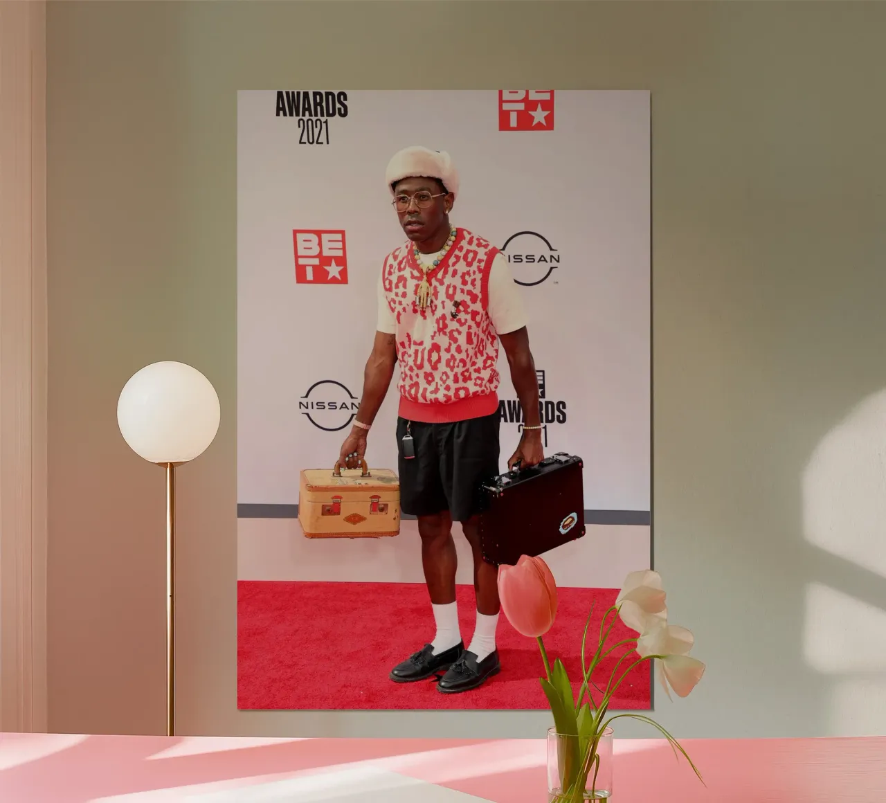 Award 2021 Tyler The Creator Poster poster con telaio in alluminio da edanfargol