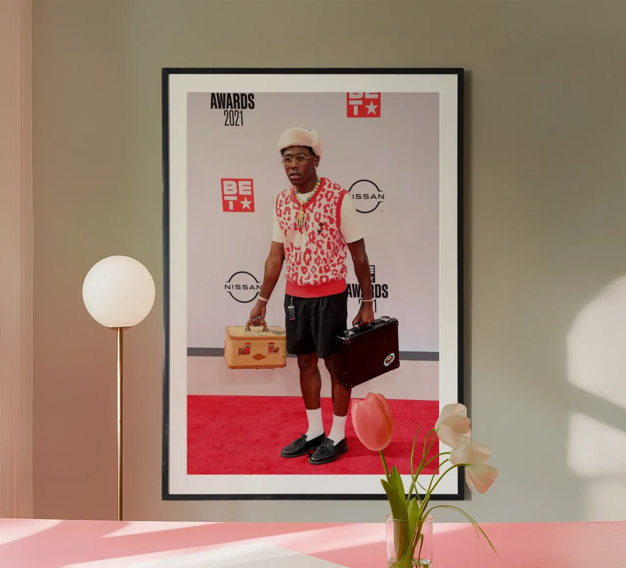 Award 2021 Tyler The Creator Poster poster con telaio in alluminio da edanfargol