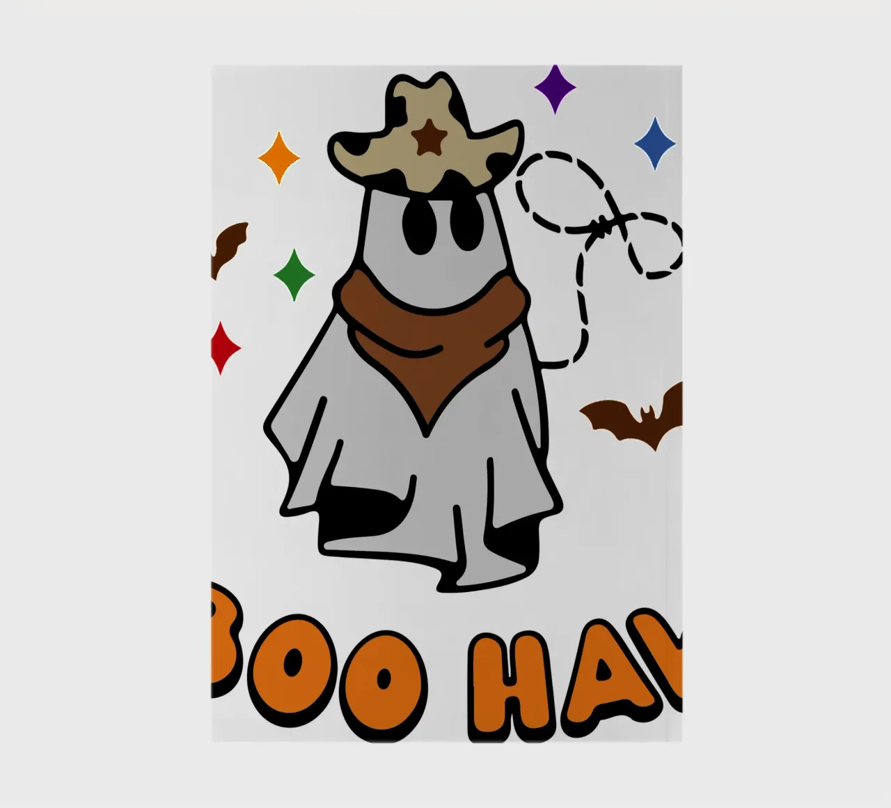 boo haw cowboy notebook by ersanim