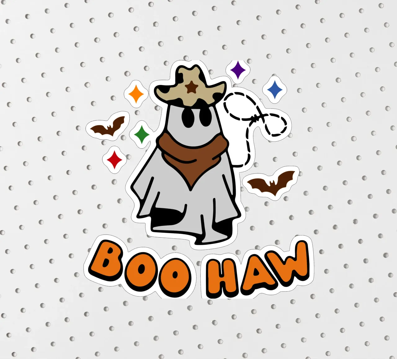 Buh-Rauch-Cowboy Sticker von ersanim