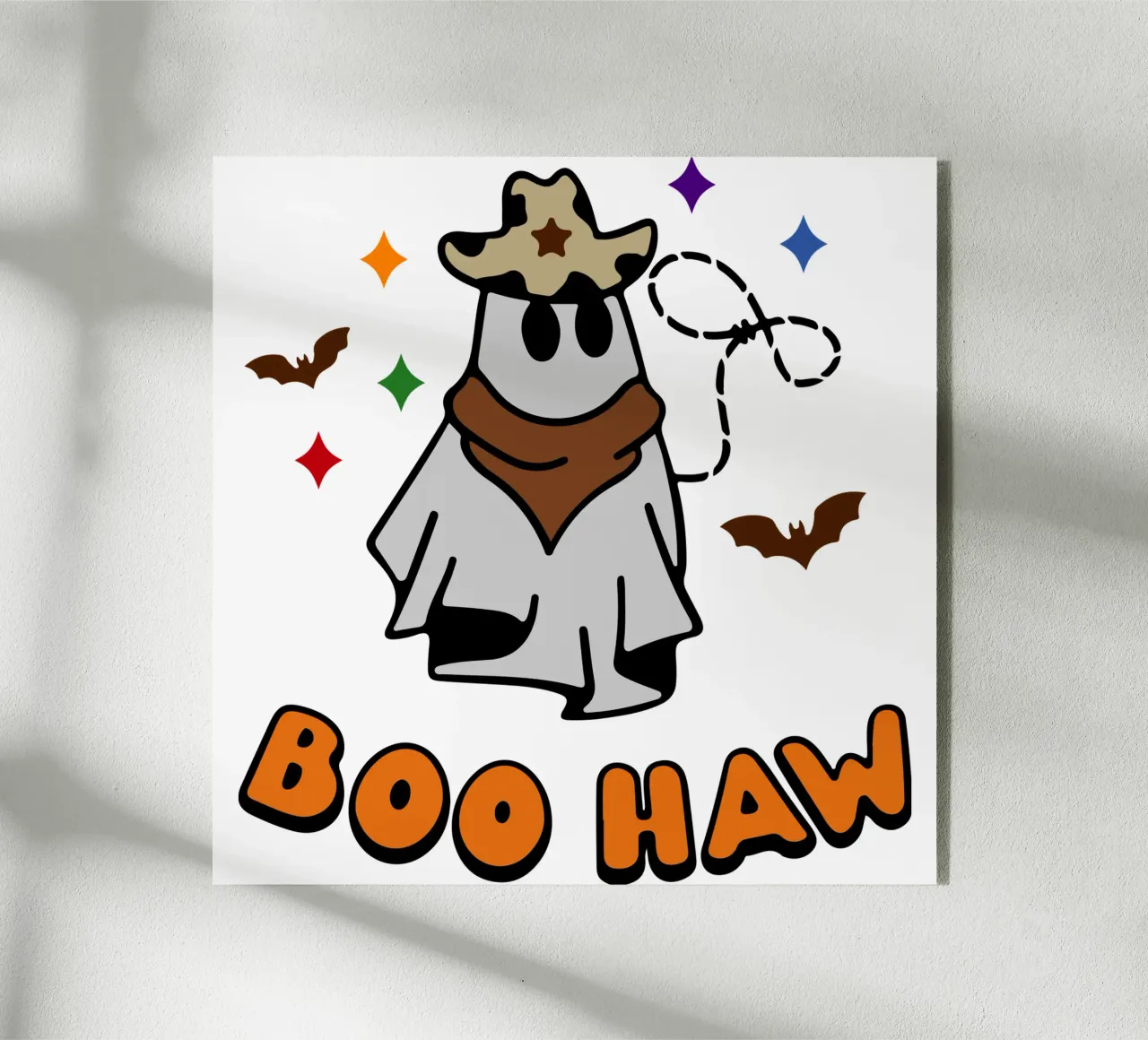 boo haw cowboy metacrilato de ersanim